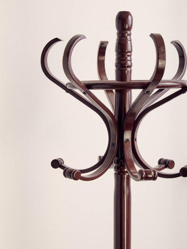 Kennedy Mahogany Finish Wooden Coat Stand
