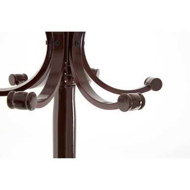 Kennedy Mahogany Finish Wooden Coat Stand