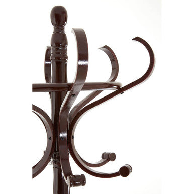Kennedy Mahogany Finish Wooden Coat Stand