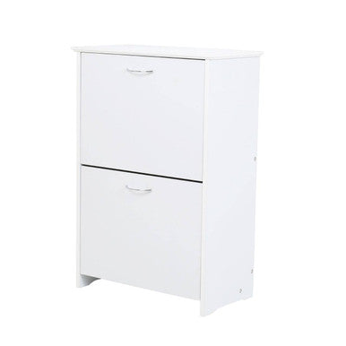 White Pull Down Shoe Cupboard | Ryan