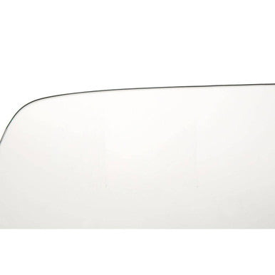 Metropolitan Clear Glass Square Dining Table with Silver Finish Legs