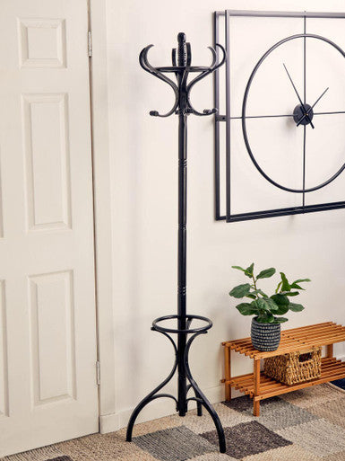 Kennedy Black Wooden Coat Stand