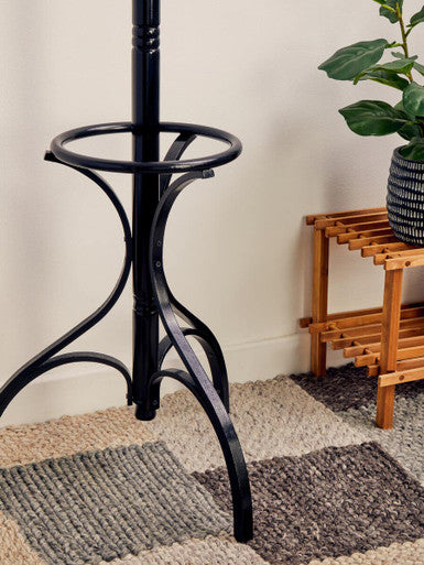 Kennedy Black Wooden Coat Stand