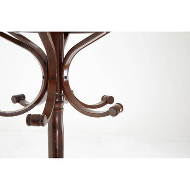 Walnut Finish Floor Standing Coat Stand | Kennedy