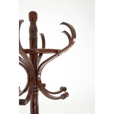 Walnut Finish Floor Standing Coat Stand | Kennedy