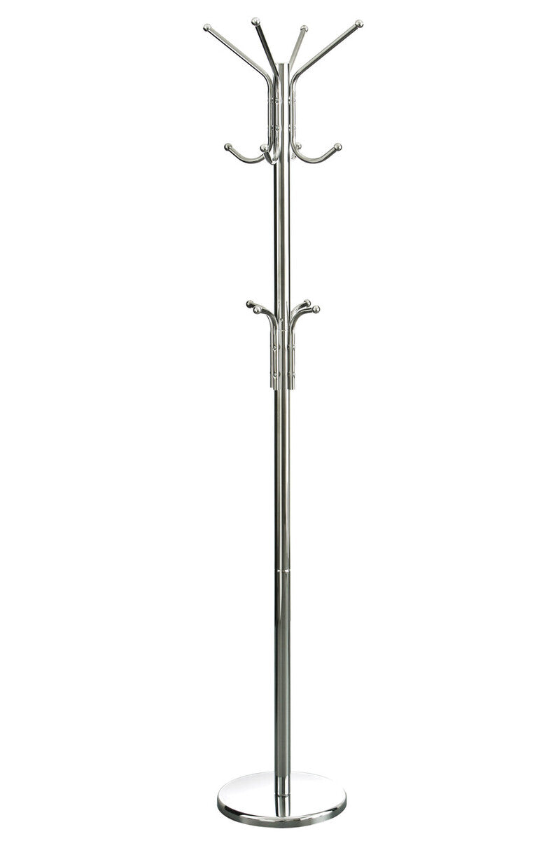 Drew Chrome Finish Coat Stand
