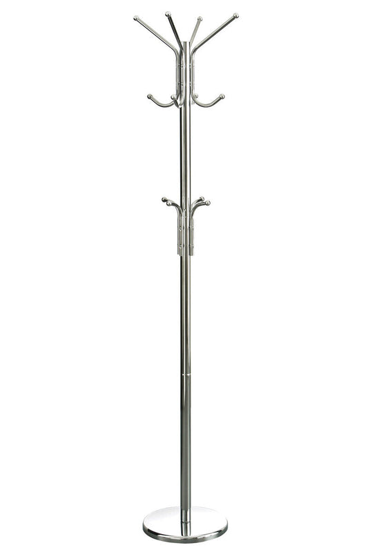 Drew Chrome Finish Coat Stand