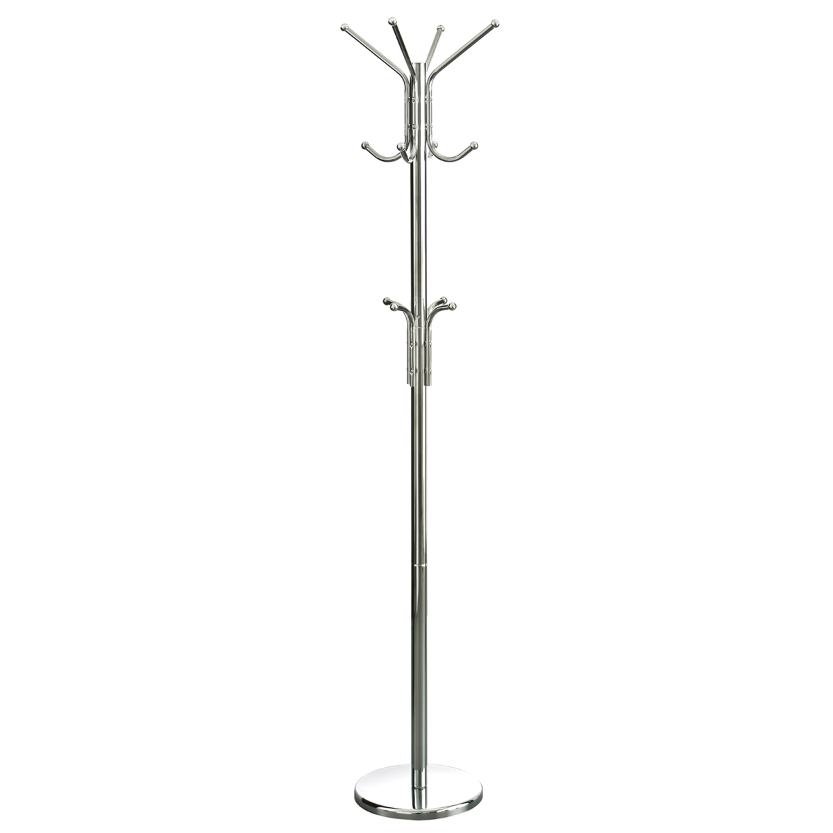 Drew Chrome Finish Coat Stand