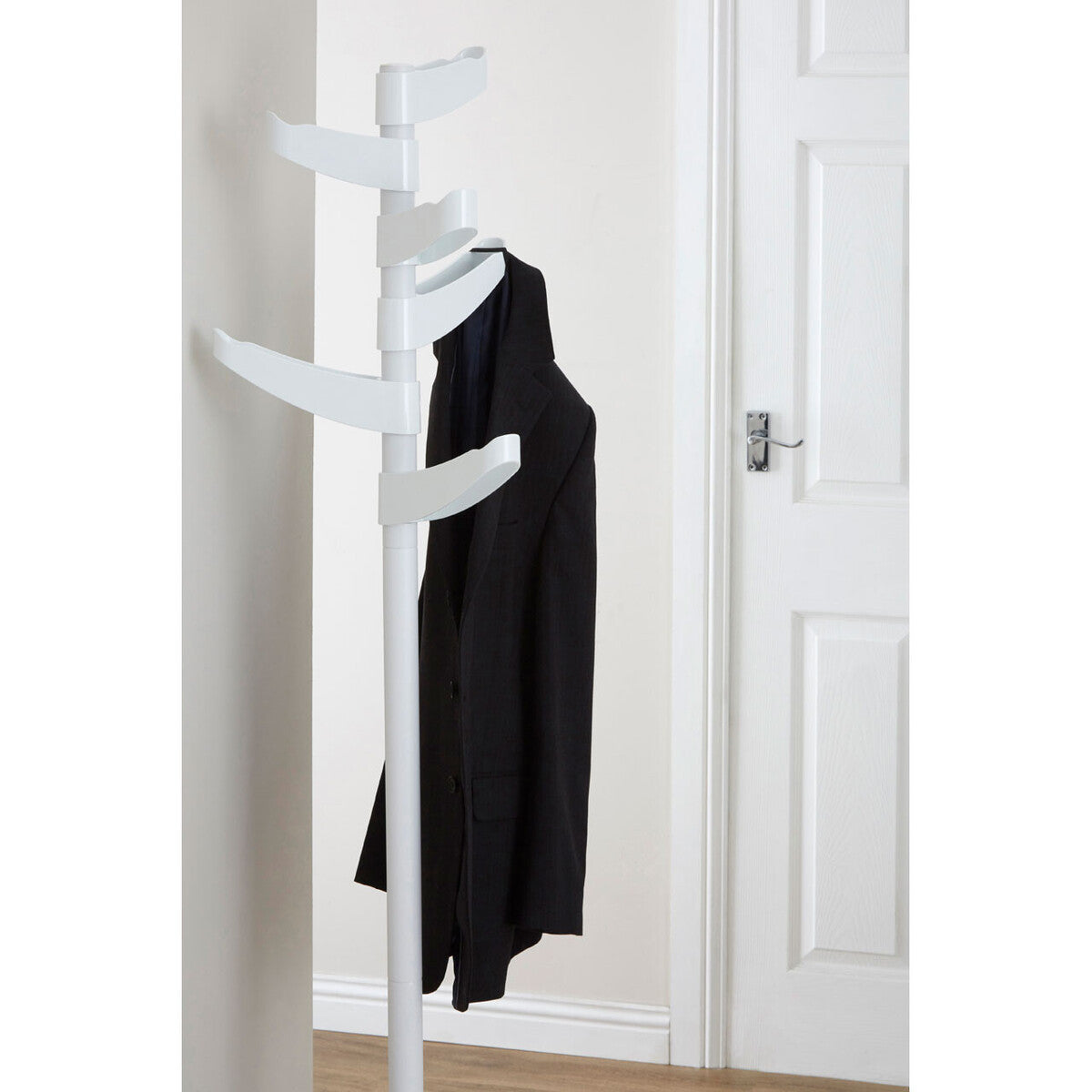 Bian White Finish Coat Stand