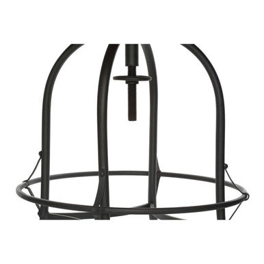 Foundry Natural Wooden and Metal Round Bar Table