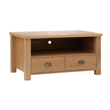 Westbury Natural Oak Veneer Effect Media Unit