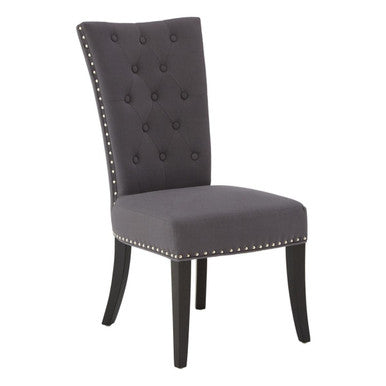 Park Grey Cotton and Fabric Dining Chair