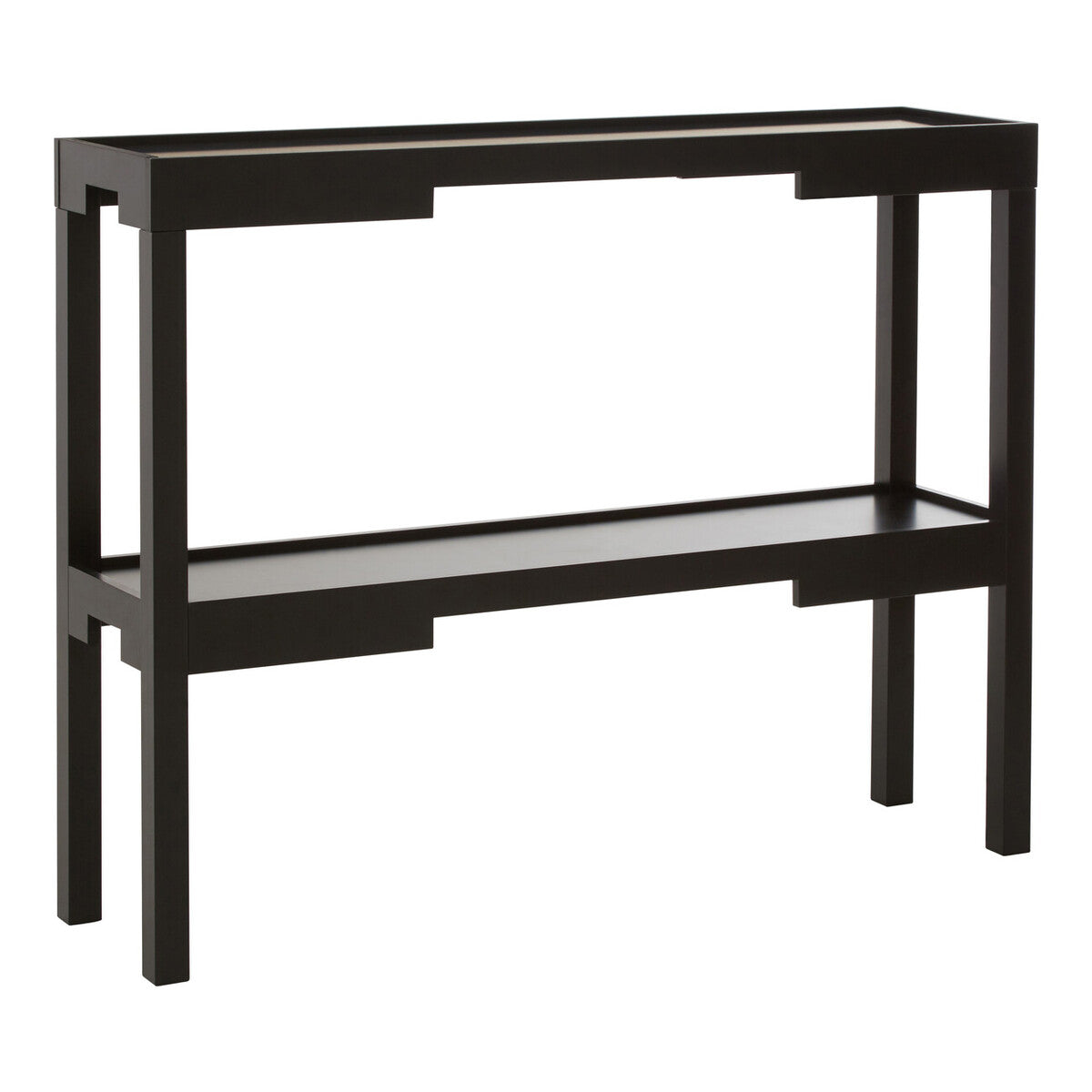Osaka Black 2 Tier Console Table