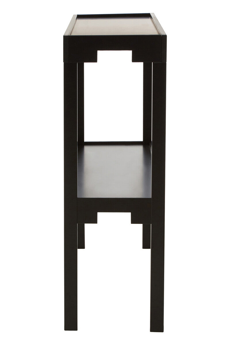Osaka Black 2 Tier Console Table