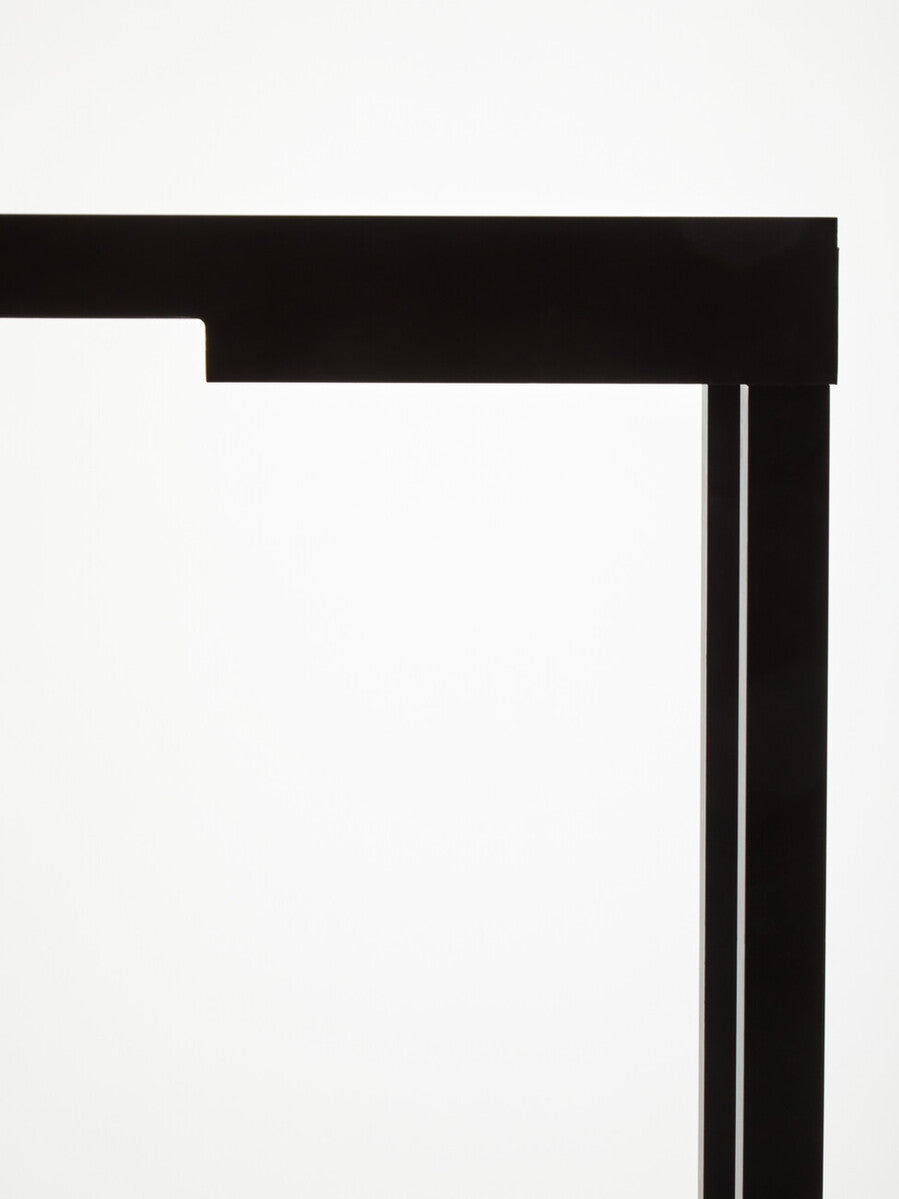 Osaka Black 2 Tier Console Table