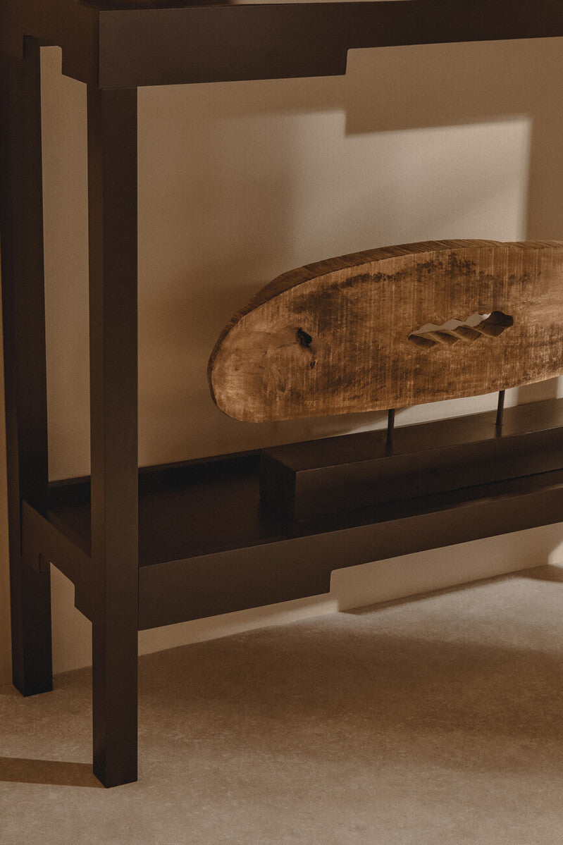Osaka Black 2 Tier Console Table