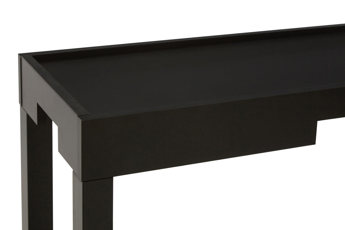 Osaka Black 2 Tier Console Table