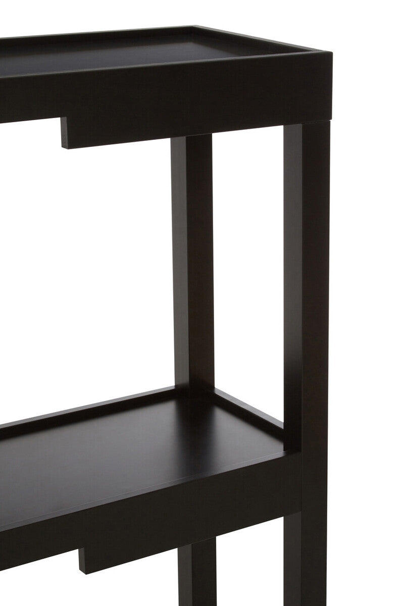 Osaka Black 2 Tier Console Table