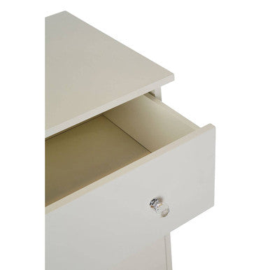 Emily Ivory 4 Drawer Chest with Crystal Handles