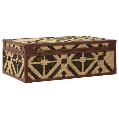 Aztec Black and Natural Coffee Table Trunk