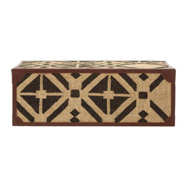 Aztec Black and Natural Coffee Table Trunk