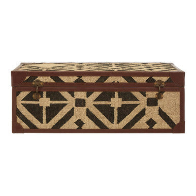 Aztec Black and Natural Coffee Table Trunk