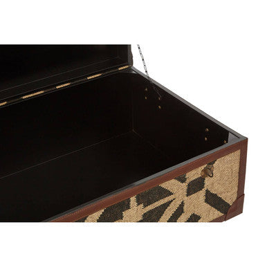 Aztec Black and Natural Coffee Table Trunk