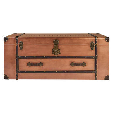 Navigator Copper Finish Storage Trunk