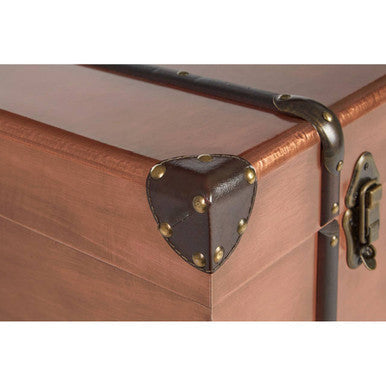 Navigator Copper Finish Storage Trunk
