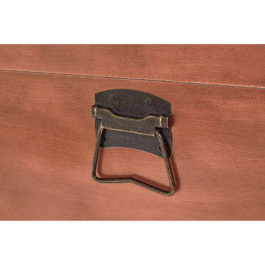 Navigator Copper Finish Storage Trunk