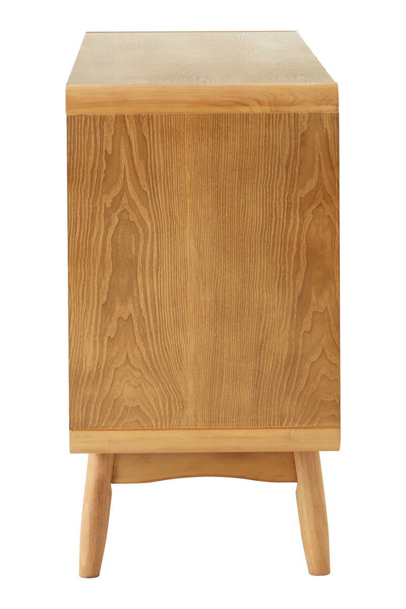 Malmo White and Natural Wood Effect Sideboard