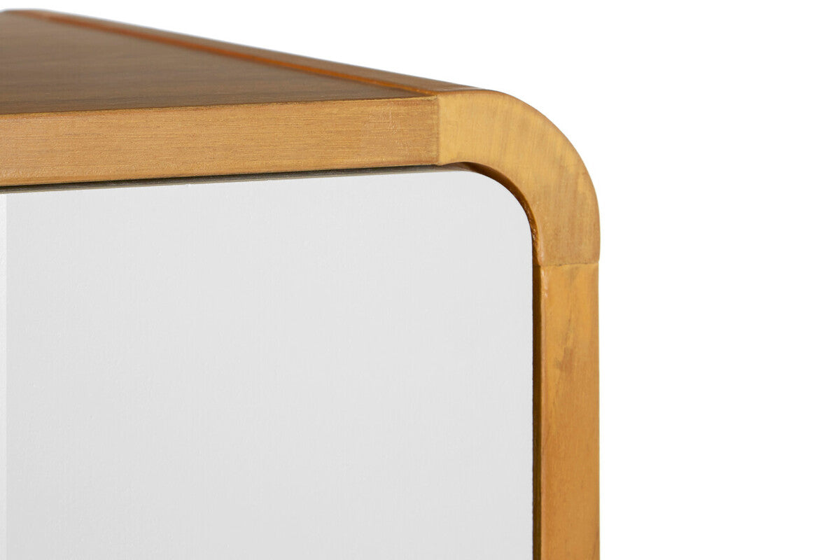 Malmo White and Natural Veneer 1 Door and 2 Drawer Sideboard