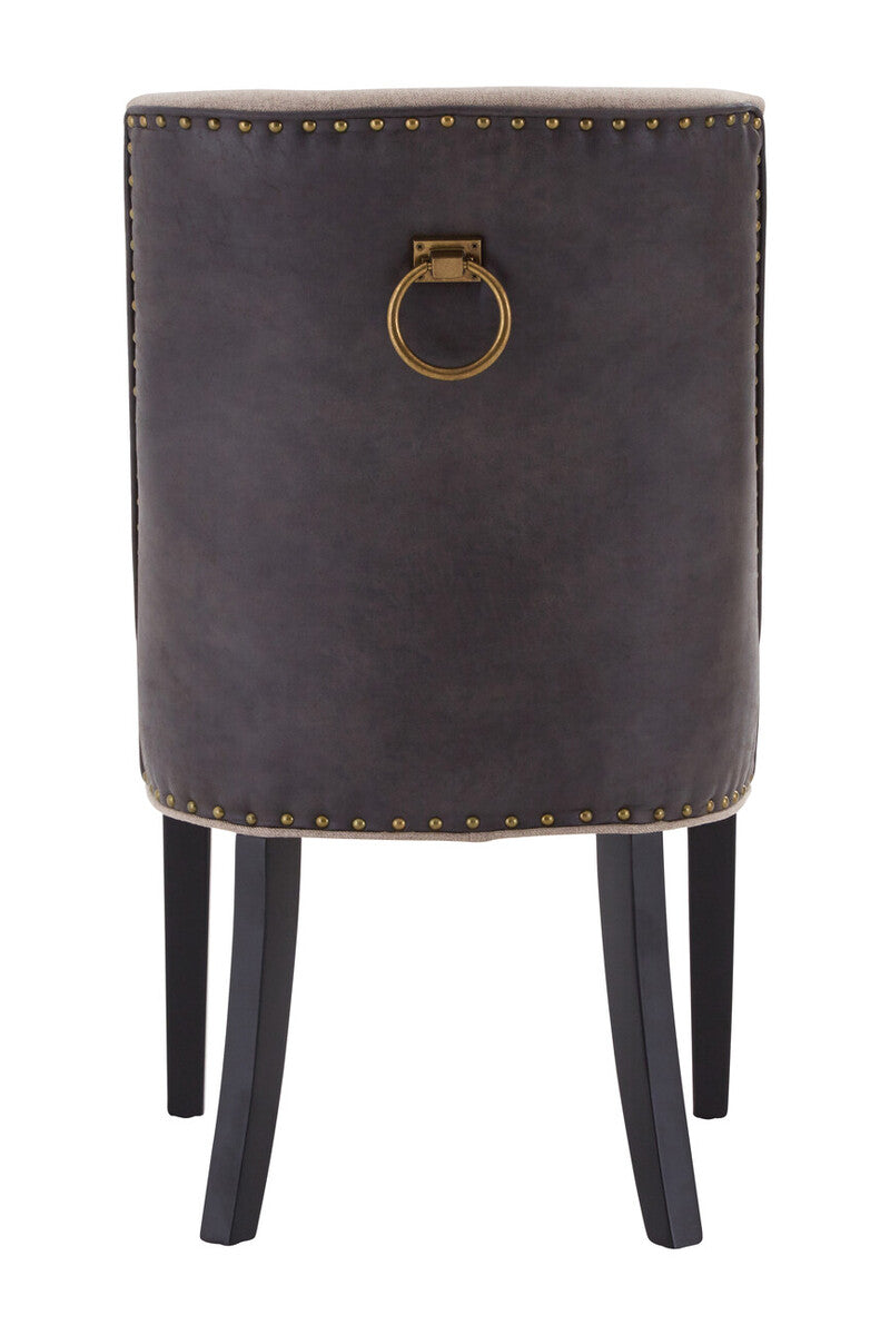 Rodeo Beige Fabric Ring Back Dining Chair