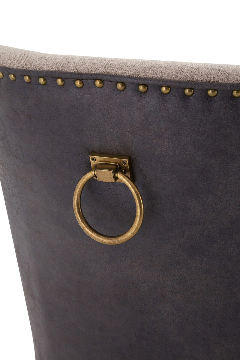 Rodeo Beige Fabric Ring Back Dining Chair