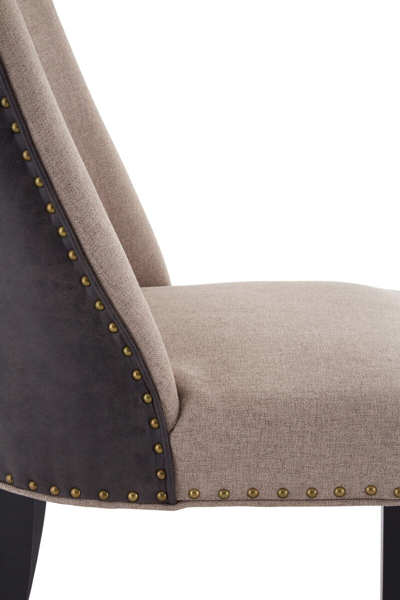 Rodeo Beige Fabric Ring Back Dining Chair