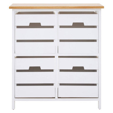 Newport White Wooden 4 Drawer Chest