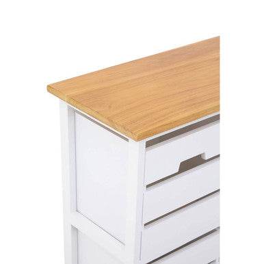 Newport White Wooden 4 Drawer Chest
