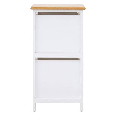 Newport White Wooden 2 Drawer Chest