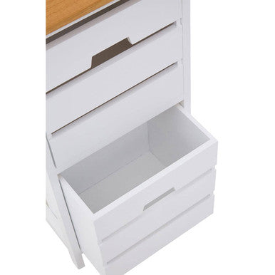 Newport White Wooden 2 Drawer Chest