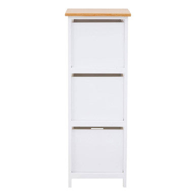 Newport White Wooden 3 Drawer Chest