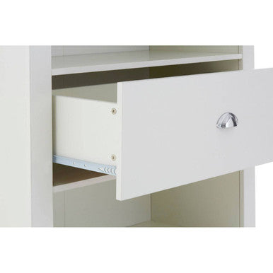 St Ives White and Oak Veneer Bookcase
