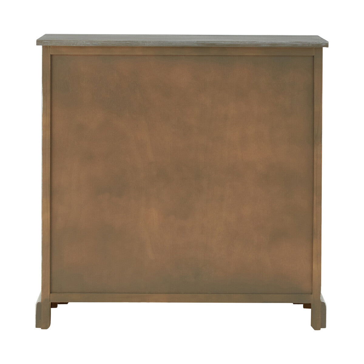 Heritage Grey Wash Wooden and Rattan 2 Door Sideboard with Drawers
