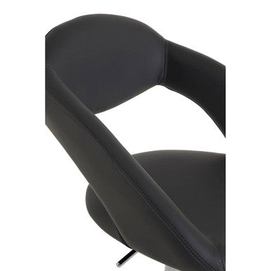 Taylor Grey Faux Leather Adjustable Bar Chair