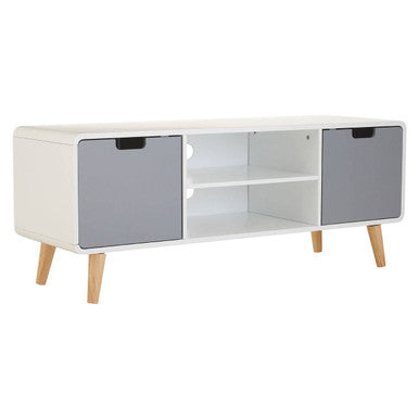 Milo White and Grey Finish Media Unit