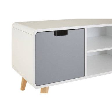 Milo White and Grey Finish Media Unit