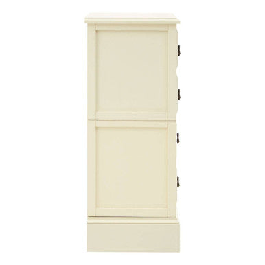 Florence Ivory Wooden 4 Drawer Chest