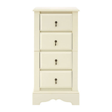 Florence Ivory Wooden 4 Drawer Chest