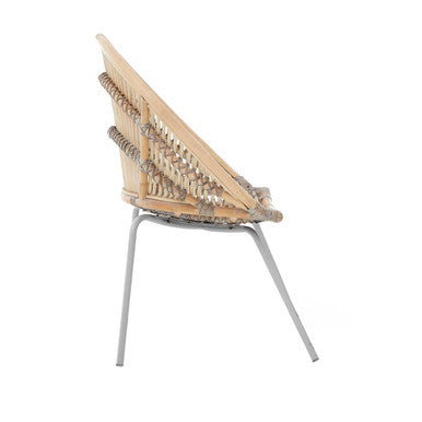 Lagom White Wash Rattan Chair