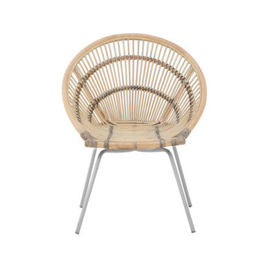 Lagom White Wash Rattan Chair
