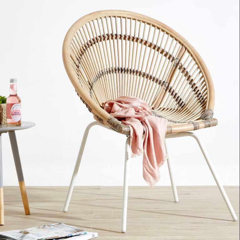 Lagom White Wash Rattan Chair